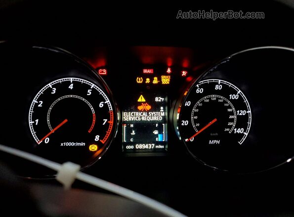 JA4AR3AW4JZ012108 2018 MITSUBISHI OUTLANDER Красный Вид щитка приборов