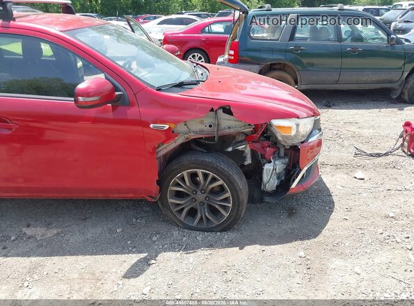 JA4AR3AW6HZ039272 2017 MITSUBISHI OUTLANDER SPORT Red Դիմացի տեսք