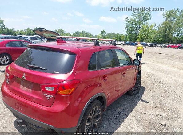 JA4AR3AW6HZ039272 2017 MITSUBISHI OUTLANDER SPORT Red Հետևի աջ
