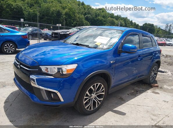 JA4AR3AW9JU014501 2018 MITSUBISHI OUTLANDER SPORT Blue Przód lewy