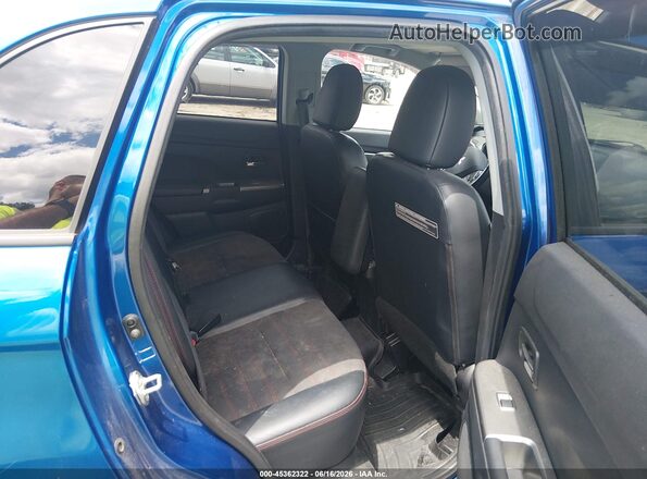 JA4AR3AW9JU014501 2018 MITSUBISHI OUTLANDER SPORT Blue Widok naklejki z numerem VIN