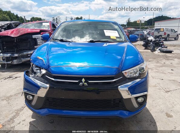 JA4AR3AW9JU014501 2018 MITSUBISHI OUTLANDER SPORT Blue Widok zestawu wskaźników
