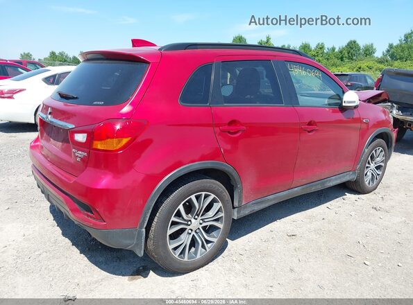 JA4AR4AW3KU016722 2019 MITSUBISHI OUTLANDER SPORT Red Задня права чверть