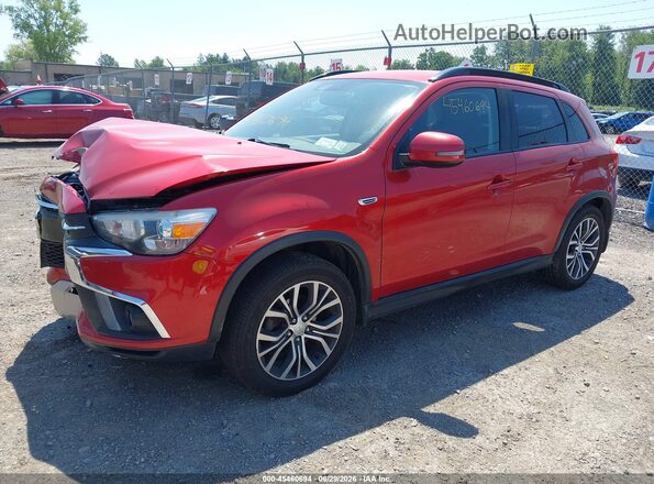 JA4AR4AW3KU016722 2019 MITSUBISHI OUTLANDER SPORT Red Передня ліва чверть