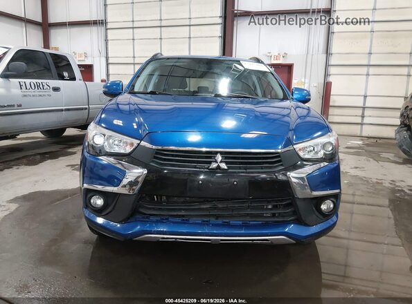 JA4AR4AW6GZ046775 2016 MITSUBISHI OUTLANDER SPORT Blue Instrument cluster view