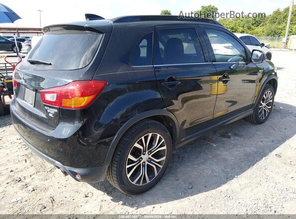 JA4AR4AW6HZ018685 2017 MITSUBISHI OUTLANDER SPORT Black Tył prawy