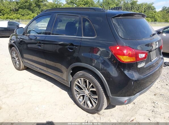 JA4AR4AW6HZ018685 2017 MITSUBISHI OUTLANDER SPORT Black Tył lewy