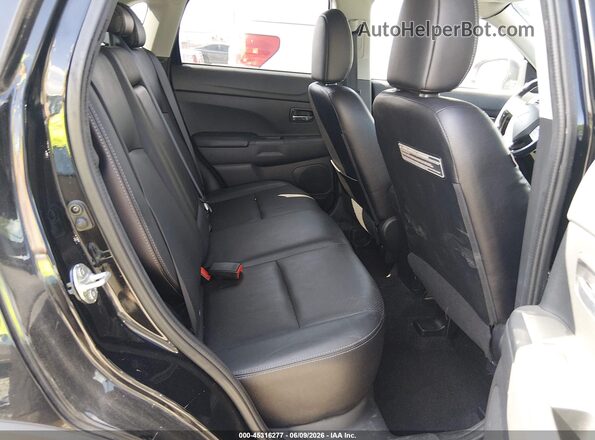 JA4AR4AW6HZ018685 2017 MITSUBISHI OUTLANDER SPORT Black Widok naklejki z numerem VIN