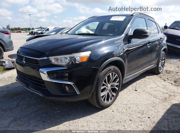 JA4AR4AW6HZ018685 2017 MITSUBISHI OUTLANDER SPORT Black Przód lewy