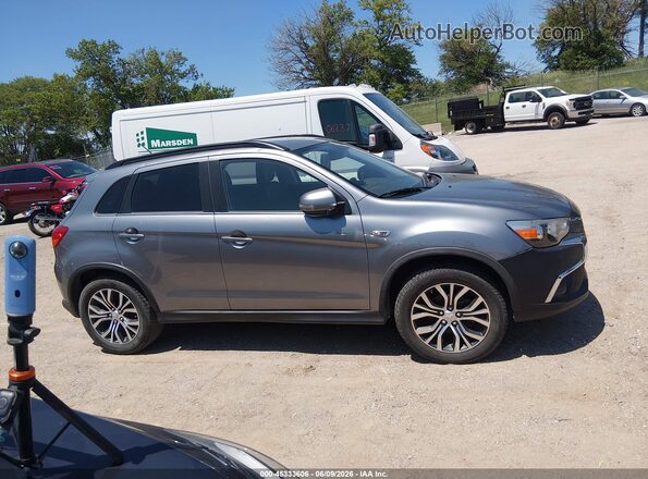JA4AR4AW7GZ040225 2016 MITSUBISHI OUTLANDER SPORT Gray უკანა სალონის ხედი