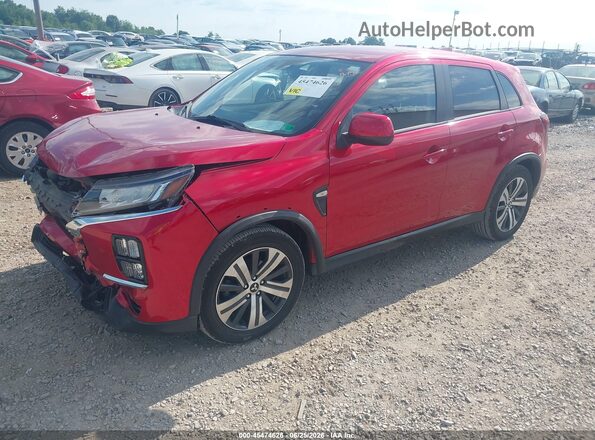 JA4ARUAU3MU034879 2021 MITSUBISHI OUTLANDER SPORT Red Przód lewy