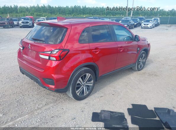 JA4ARUAU3MU034879 2021 MITSUBISHI OUTLANDER SPORT Red Tył prawy