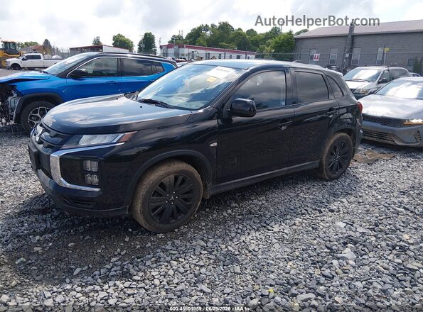 JA4ARUAU6NU003191 2022 MITSUBISHI OUTLANDER SPORT Black Передня ліва чверть