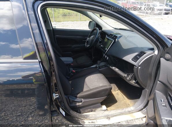 JA4ARUAU6NU003191 2022 MITSUBISHI OUTLANDER SPORT Black Вид салону спереду