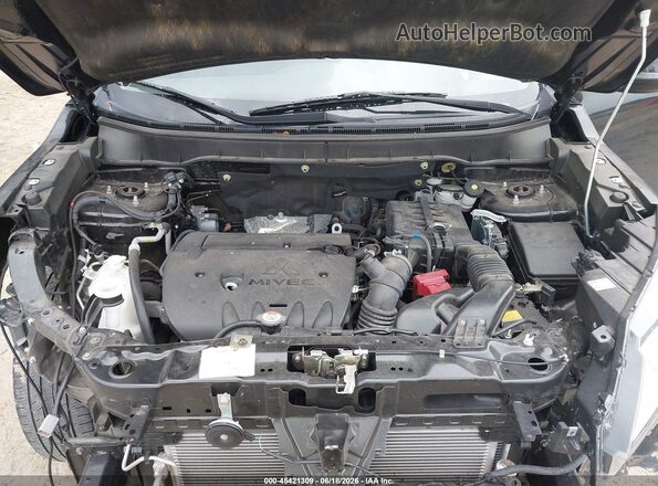 JA4ARUAUXMU017979 2021 MITSUBISHI OUTLANDER SPORT Black Հետևի տեսք