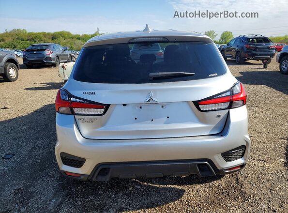 JA4ARUAUXMU019604 2021 MITSUBISHI OUTLANDER Silver Вид ззаду