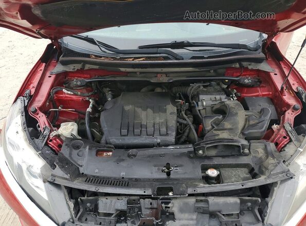 JA4AS3AA2JZ066158 2018 MITSUBISHI ECLIPSE Red ძრავის განყოფილების ხედი