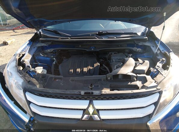 JA4AS3AA7JZ041868 2018 MITSUBISHI ECLIPSE CROSS Blue Вид ззаду
