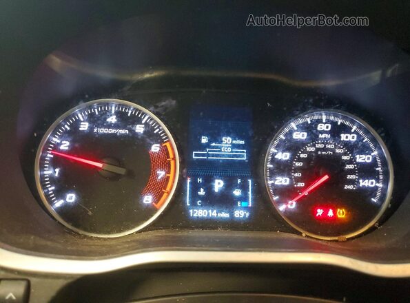 JA4AS3AA7JZ067855 2018 MITSUBISHI ECLIPSE Red Вид щитка приладів