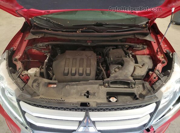JA4AS3AA7JZ067855 2018 MITSUBISHI ECLIPSE Red Вид підкапотного простору