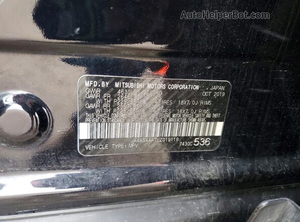 JA4AS4AA7LZ019118 2020 MITSUBISHI ECLIPSE Black 