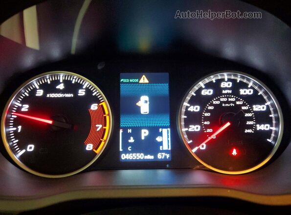 JA4ASUAA1NZ014032 2022 MITSUBISHI ECLIPSE White Instrument cluster view