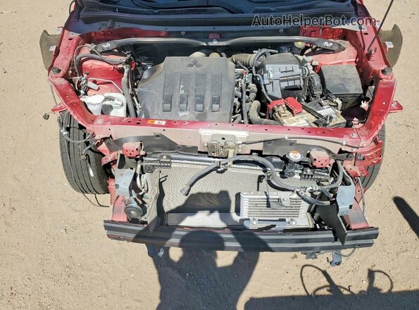 JA4ASUAA5NZ055408 2022 MITSUBISHI ECLIPSE Red Вид задньої частини салону