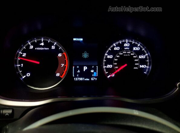 JA4AT3AA4KZ030096 2019 MITSUBISHI ECLIPSE Gray Vista del cuadro de instrumentos