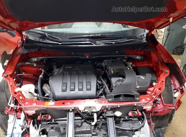JA4AT3AA8JZ061849 2018 MITSUBISHI ECLIPSE Red Vista del compartimento del motor