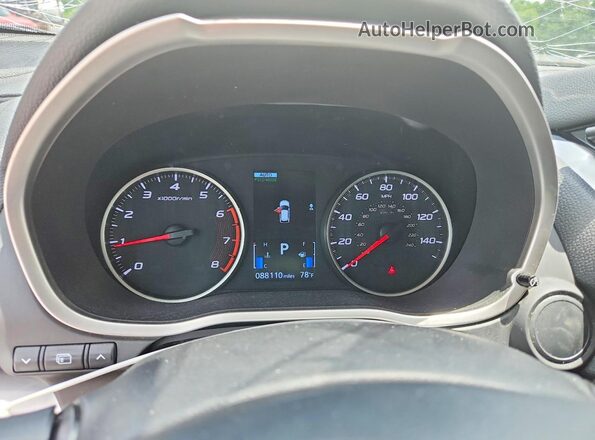 JA4AT3AA9KZ002844 2019 MITSUBISHI ECLIPSE Gray ხელსაწყოთა პანელის ხედი