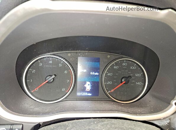 JA4AT4AA5JZ047025 2018 MITSUBISHI ECLIPSE White Вид щитка приладів
