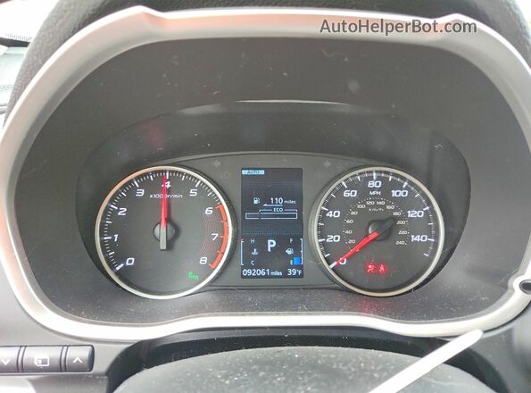JA4AT5AA2KZ024003 2019 MITSUBISHI ECLIPSE Black Вид щитка приладів