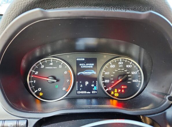 JA4ATVAA5SZ007471 2025 MITSUBISHI ECLIPSE Black ხელსაწყოთა პანელის ხედი