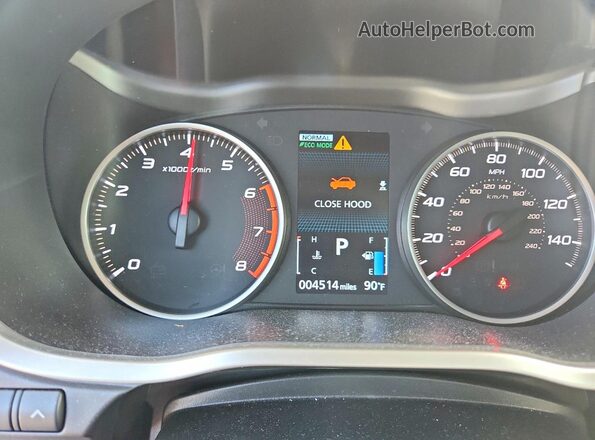 JA4ATWAA1PZ024068 2023 MITSUBISHI ECLIPSE White Vista del cuadro de instrumentos
