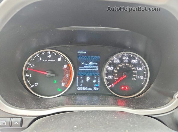 JA4ATWAA4PZ001397 2023 MITSUBISHI ECLIPSE White Instrument cluster view