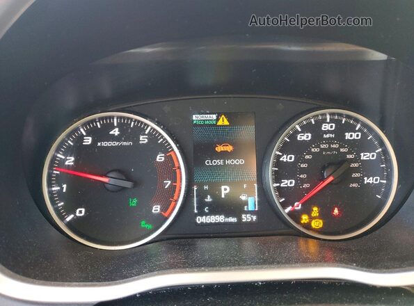 JA4ATWAAXRZ007983 2024 MITSUBISHI ECLIPSE Red Widok zestawu wskaźników