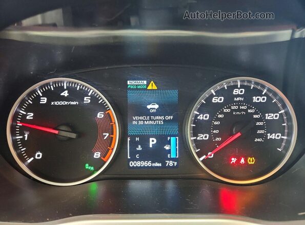 JA4ATWAAXTZ021714 2026 MITSUBISHI ECLIPSE Blue Instrument cluster view