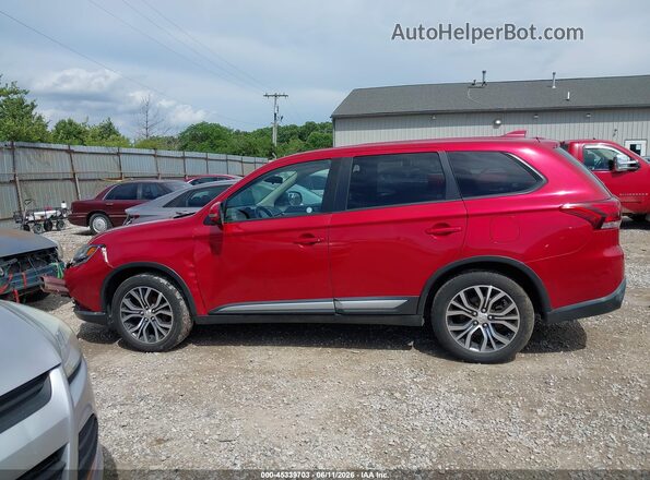 JA4AZ3A31HZ045017 2017 MITSUBISHI OUTLANDER Red Vista interior de 360 grados