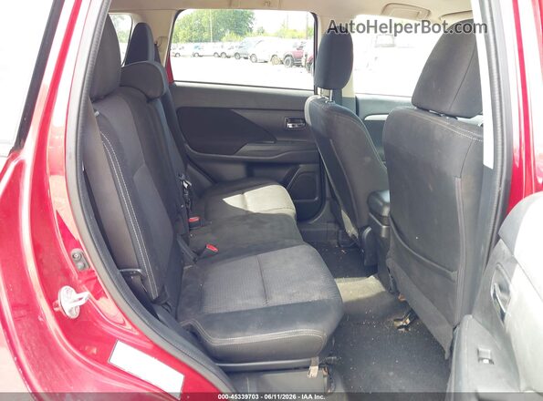 JA4AZ3A31HZ045017 2017 MITSUBISHI OUTLANDER Red Vista de la etiqueta del VIN