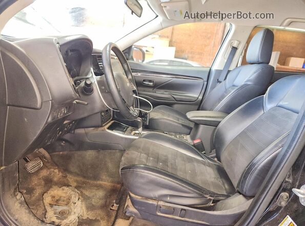 JA4AZ3A34KZ044175 2019 MITSUBISHI OUTLANDER Black წინა სალონის ხედი