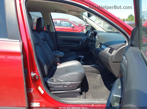 JA4AZ3A36KZ036126 2019 MITSUBISHI OUTLANDER Red Widok wnętrza z przodu