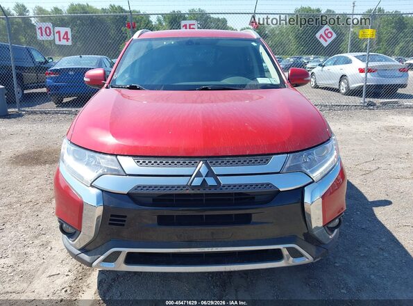 JA4AZ3A36KZ036126 2019 MITSUBISHI OUTLANDER Red Widok zestawu wskaźników