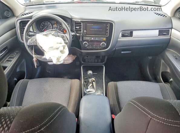 JA4AZ3A39JZ010635 2018 MITSUBISHI OUTLANDER Black წინა პანელის ხედი