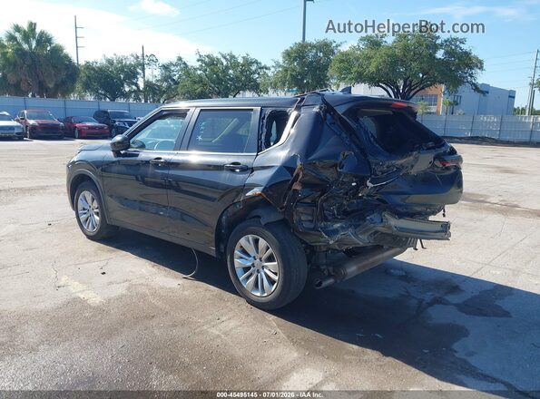 JA4J3UA84SZ021675 2025 MITSUBISHI OUTLANDER Black Rear left