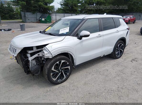 JA4J4TA89NZ044204 2022 MITSUBISHI OUTLANDER White წინა მარცხენა ხედი სამი მეოთხედიდან