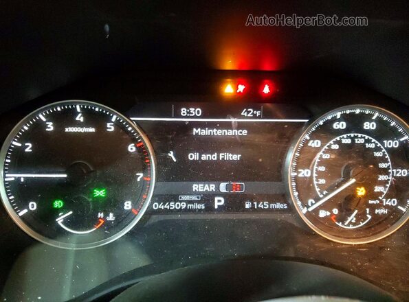 JA4J4UA82PZ019296 2023 MITSUBISHI OUTLANDER Blue Вид щитка приладів