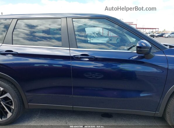 JA4J4UA88NZ080486 2022 MITSUBISHI OUTLANDER Dark Blue Widok wnętrza z tyłu