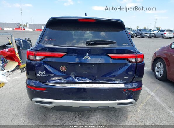 JA4J4UA88NZ080486 2022 MITSUBISHI OUTLANDER Dark Blue 