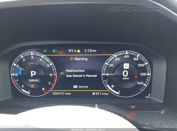 JA4J4UA89PZ033115 2023 MITSUBISHI OUTLANDER White Հետևի նստատեղերի տեսք