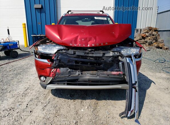 JA4JZ3AX2HZ600253 2017 MITSUBISHI OUTLANDER Red Vista frontal